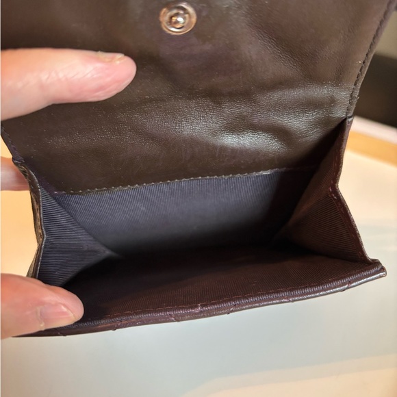 Authentic Chanel Classic French Flap Wallet Quilted Leather w/Silver Hardware - Picture 4 of 5